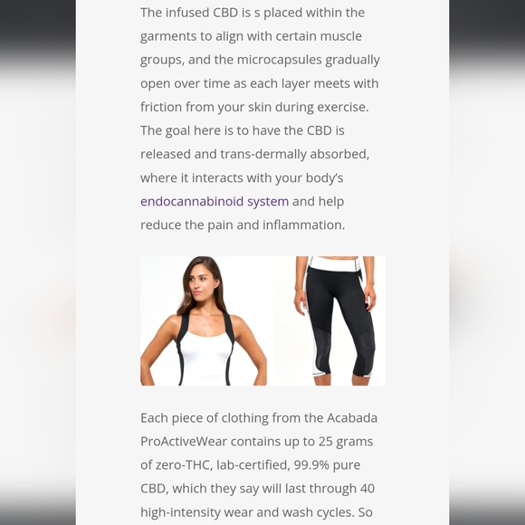 NWT Acabada Active C.B.D Infused Black & White Mercer Tank Top - Picture 3 of 10